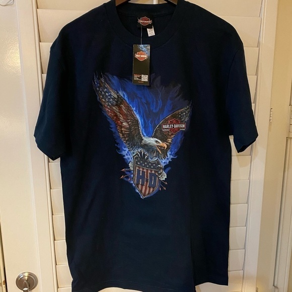 Harley Davidson t Shirt Patriotic Eagle NWT​​​​​​​​​ - Picture 2 of 5